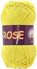 Пряжа VITA cotton &quot;ROSE&quot; - (3916 - Светло-желтый) 50 г / 150 м100% хлопок двойной мерсеризации
