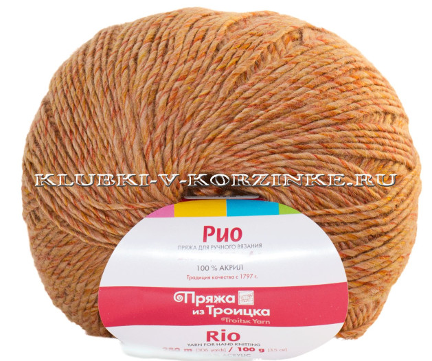 Пряжа Троицкая «Рио» - (3188 - Меланж, осенний)