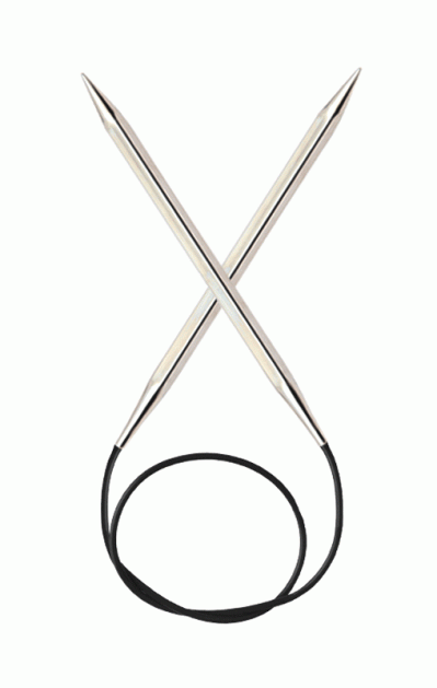 Спицы KnitPro Nova Cubics №4; 80 см (арт.12197) квадратные круговые