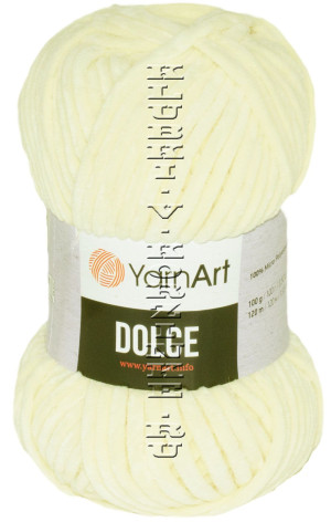 Пряжа YarnArt Dolce - (783 - Светло-жёлтый) 100 г / 120 м100% микро полиэстер