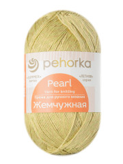Пряжа Пехорка «Жемчужная» - (33 -  Золотистая олива)