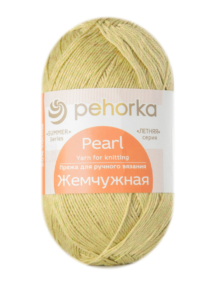 Пряжа Пехорка «Жемчужная» - (33 - Золотистая олива)