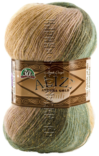 Пряжа ANGORA GOLD SIMLI BATIK Alize - (4727 - Беж, песочный, фисташковый)