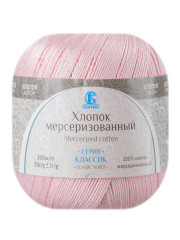 Пряжа Камтекс «Хлопок Мерсеризованный» - (293 - Розовый песок)