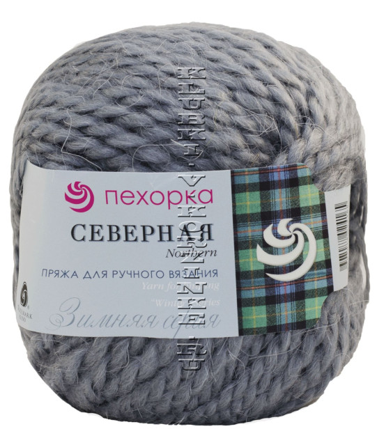 Пряжа Пехорка «Северная» - (174 -  Стальной)