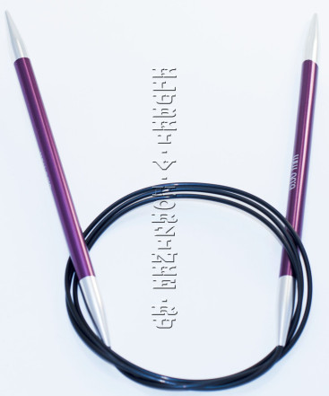 Спицы KnitPro Zing круговые №6; 100 см (арт.47163)