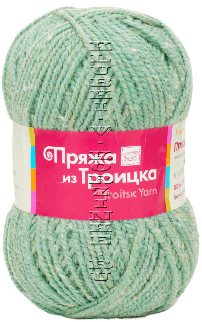 Пряжа Троицкая «Простая» - (8108 - Меланж, омут)  