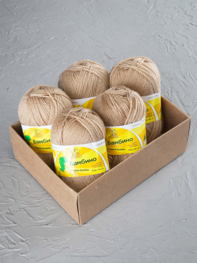 Пряжа Камтекс «Бамбино» - (005 - Бежевый)