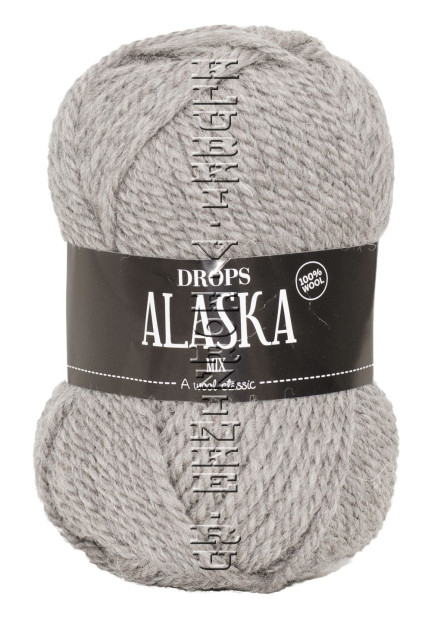 Пряжа Alaska DROPS - (49 - Серо - коричневый)