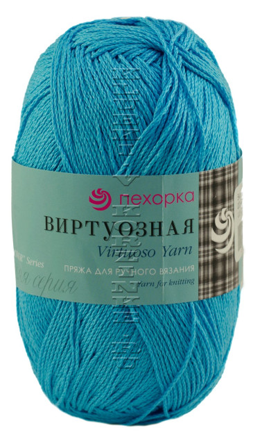 Пряжа Пехорка «Виртуозная» - (223 - Св.бирюза)