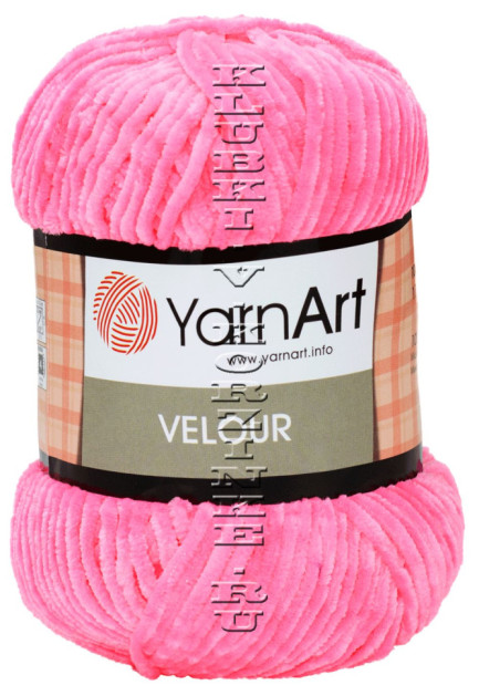 Пряжа YarnArt Velour - (860 - Барби)