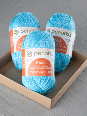 Пряжа Пехорка «Жемчужная» - (63 -  Льдинка)