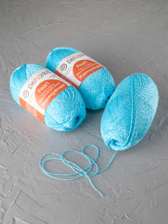 Пряжа Пехорка «Жемчужная» - (63 -  Льдинка)