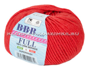 Пряжа Full BBB - (6203 - Гвоздика) 50 г / 90 м100% мериносовая шерсть экстра