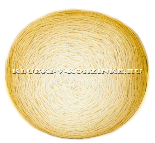 Пряжа Diva Ombre Batik Alize - (7358 - Шафран, св.шампань)