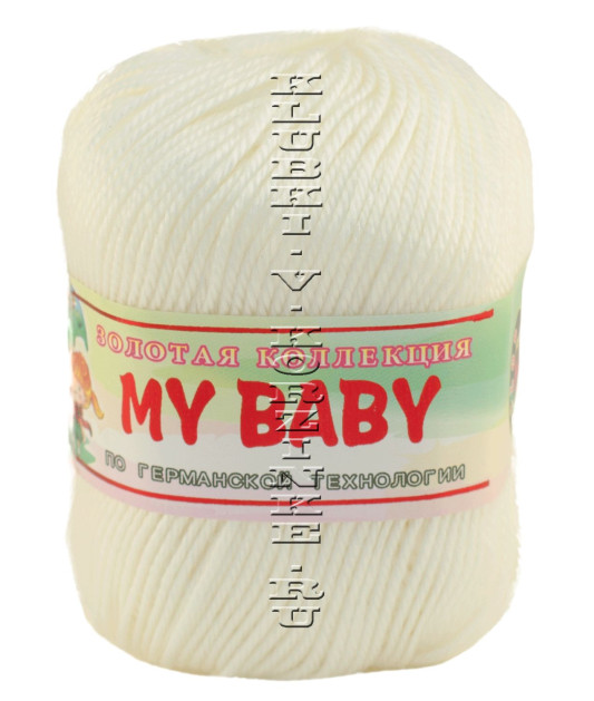 Пряжа «My Baby» Color City - (2001 - Белый)