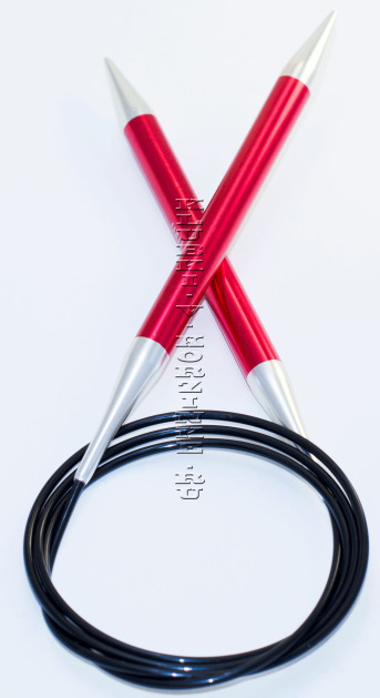 Спицы KnitPro Zing круговые №9; 100 см (арт.47167)