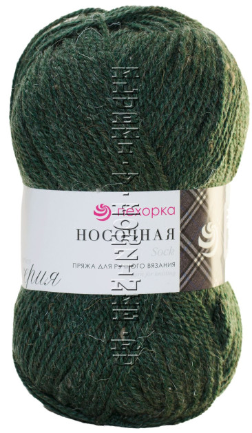 Пряжа Пехорка "Носочная" - (381 - Лавр)