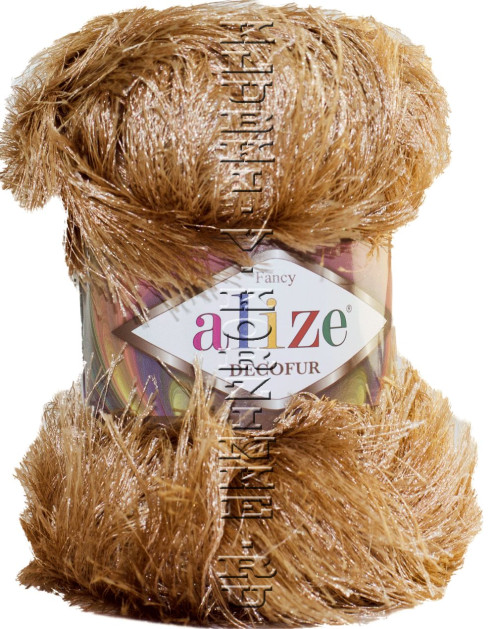Пряжа Decofur Alize - (127 - Карамель)