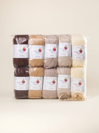 Пряжа «Алетта» набор «Крем-брюле»