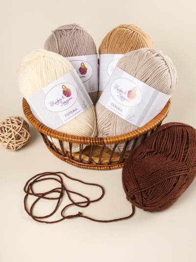 Пряжа «Алетта» набор «Крем-брюле»