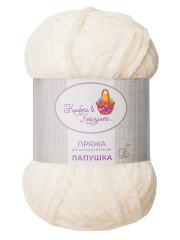 Пряжа «Лапушка» - (05 - Ванильное мороженое)