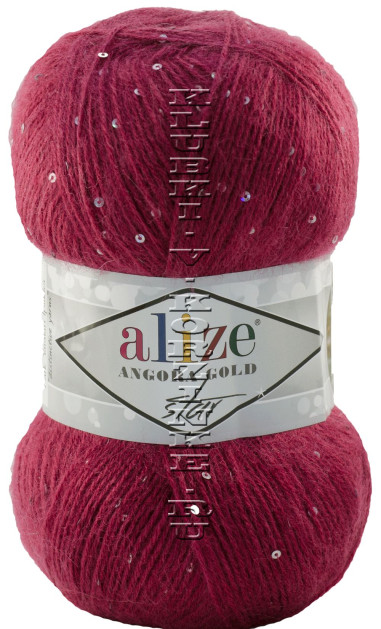 Пряжа Angora Gold Star Alize - (649 - Рубин)