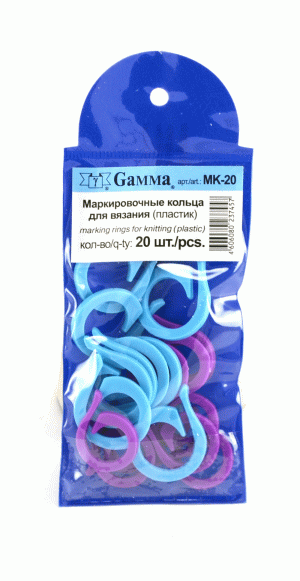 Маркировочные кольца Gamma (MK-20), 20 шт., в двух размерах Маркировщики петель в двух размерах.Комплект: 20 штук.