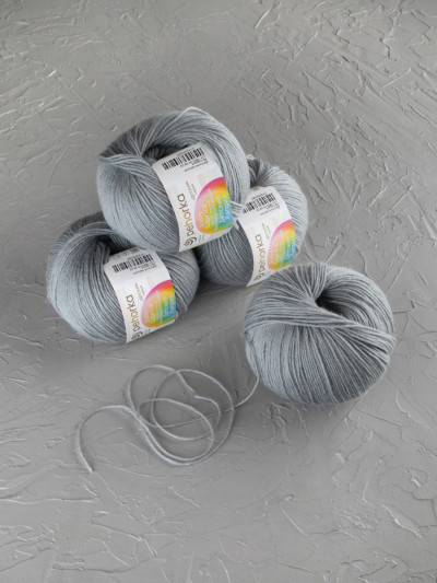 Пряжа Пехорка «Детский каприз» - (48 - Серый)