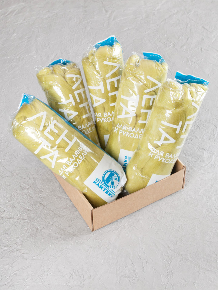 Шерсть для валяния, Камтекс (189 - Фисташка)