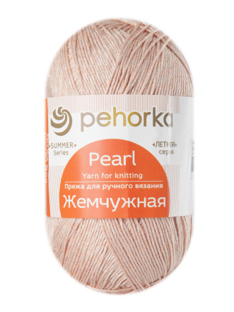 Пряжа Пехорка «Жемчужная» - (390 - Песок)
