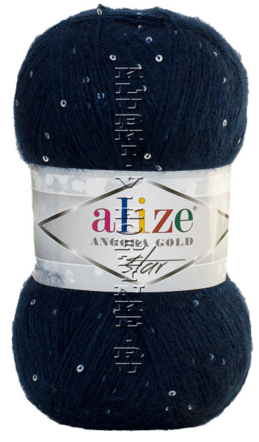 Пряжа Angora Gold Star Alize - (58 - Т.синий)