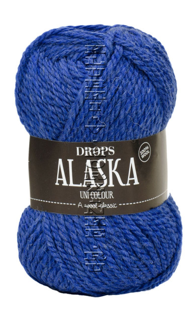 Пряжа Alaska DROPS - (15 - Тёмно - синий)
