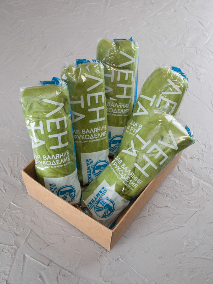 Шерсть для валяния, Камтекс (130 - Липа)