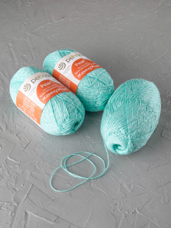 Пряжа Пехорка «Жемчужная» - (411 -  Мята)