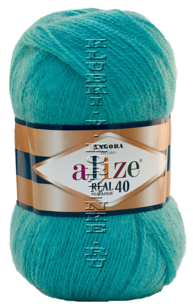 Пряжа Angora Real 40 Alize - (164 - Лазурный)