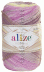 Пряжа Superlana Klasik Batik Alize - (6954 - Сирень, беж, жёлтый)