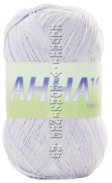 Пряжа Анна 16 Seam - (1005 - Жемчужно - серый)