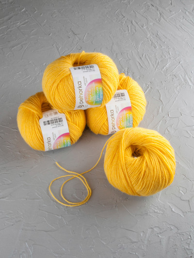 Пряжа Пехорка «Детский каприз» - (12 - Желток)