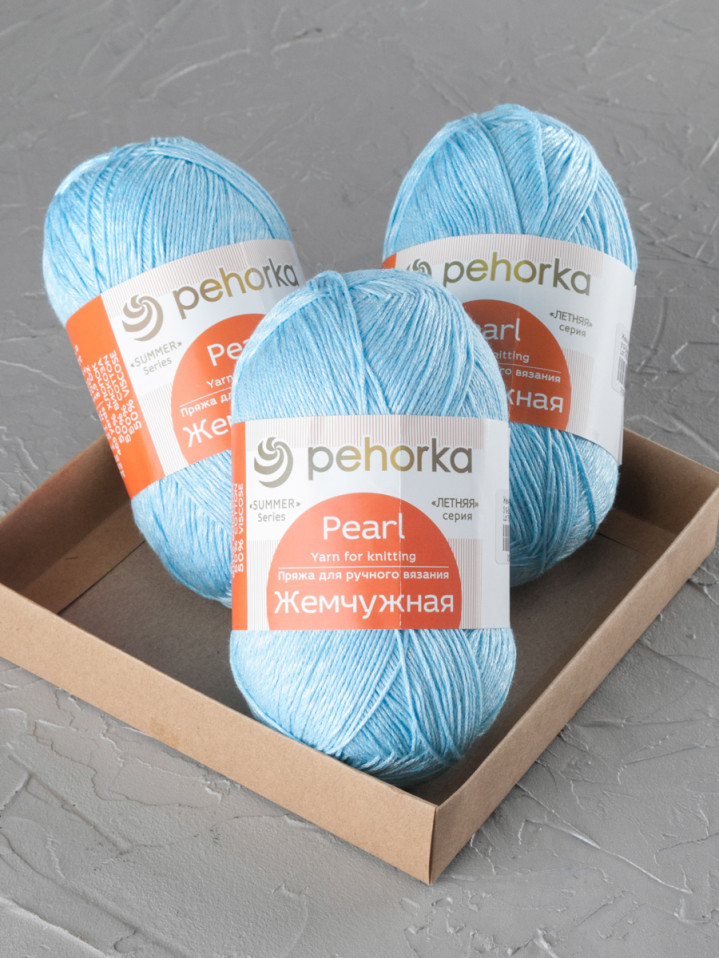 Пряжа Пехорка «Жемчужная» - (519 - Венерин башмачок)