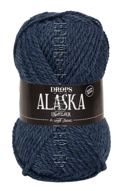 Пряжа Alaska DROPS - (37 - Тёмный джинс)