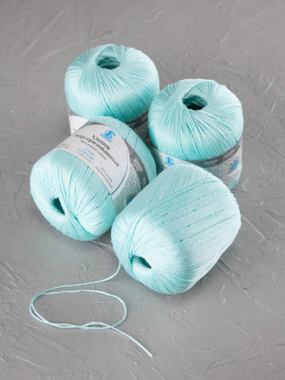 Пряжа Камтекс «Хлопок Мерсеризованный» - (073 - Лёд)