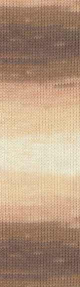 Пряжа ANGORA GOLD BATIK Alize - (3050 - Белый, беж, коричневый)