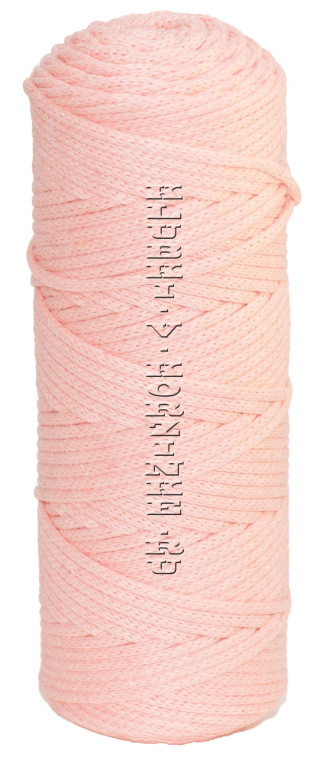 Шнур 4 мм 100 м - (2131 - Персиковый)