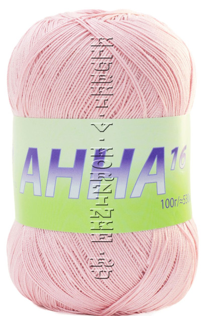 Пряжа Анна 16 Seam - (316 - Розовая пудра)