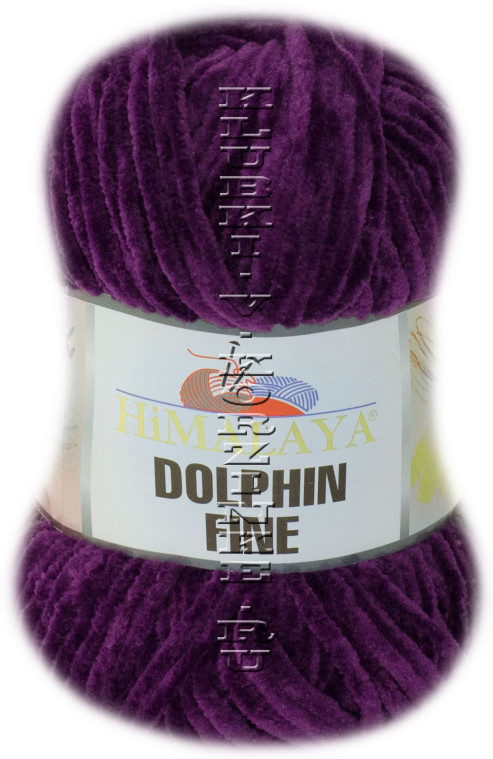 Пряжа Dolphin Fine Himalaya - (80514 - Баклажан)