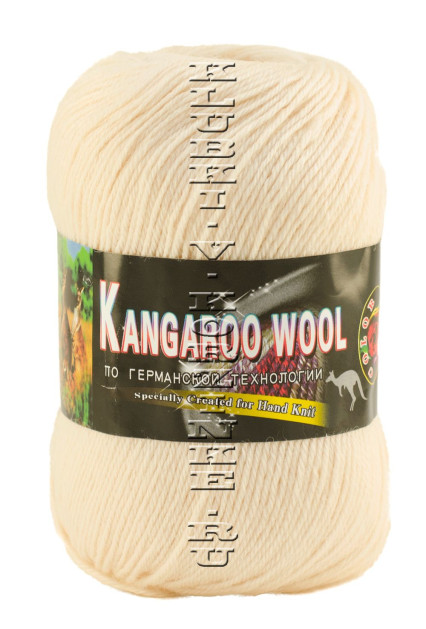 Пряжа «Kangaroo Wool» Color City - (111 - Экрю)