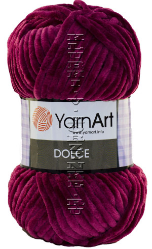 Пряжа YarnArt Dolce - (766 - Слива) 100 г / 120 м100% микро полиэстер