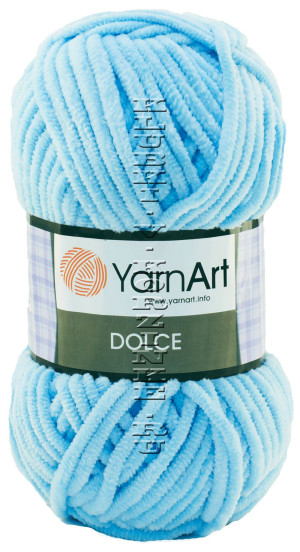 Пряжа YarnArt Dolce - (749 - Голубой) 100 г / 120 м100% микро полиэстер