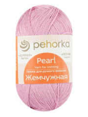 Пряжа Пехорка «Жемчужная» - (20 - Розовый)